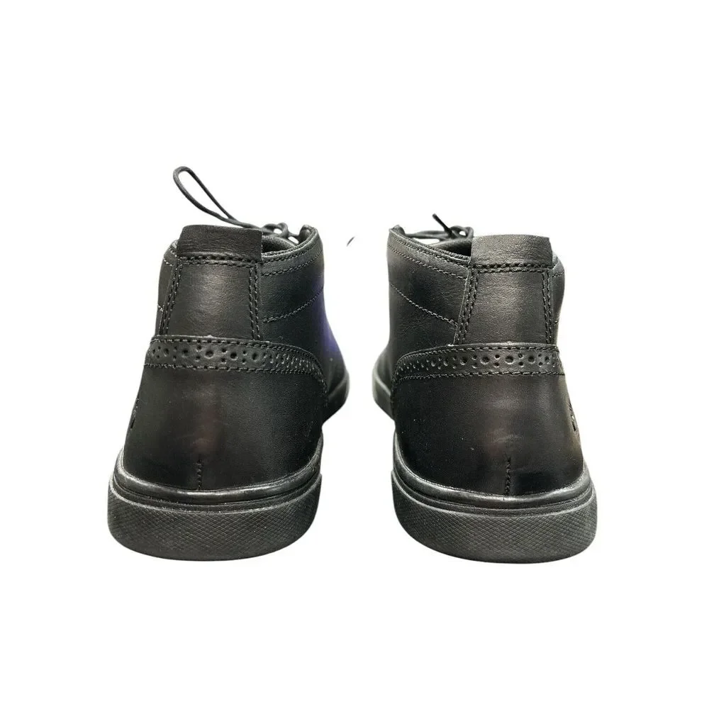 Timberland Men's Black Leather Chukka Lace‎ Up Boots Size 9 A1ZHR - EUC!